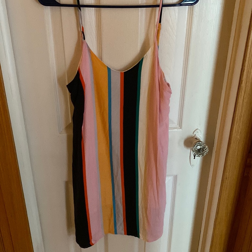 Candy strip sun dress